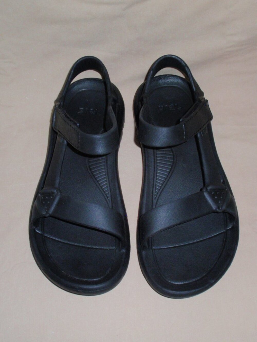 Teva Hurricane Drift Sandals Hook And Loop Sling Back Black Men's 11 Waterproof